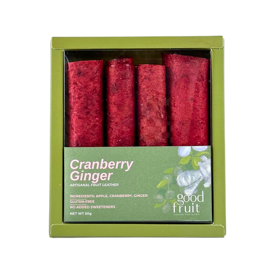 Cranberry Ginger Fruit Rolls