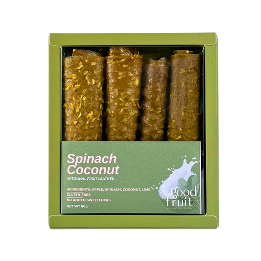 Spinach Coconut Fruit Rolls